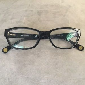 Dolce & Gabana black Rx glasses DG1216 501